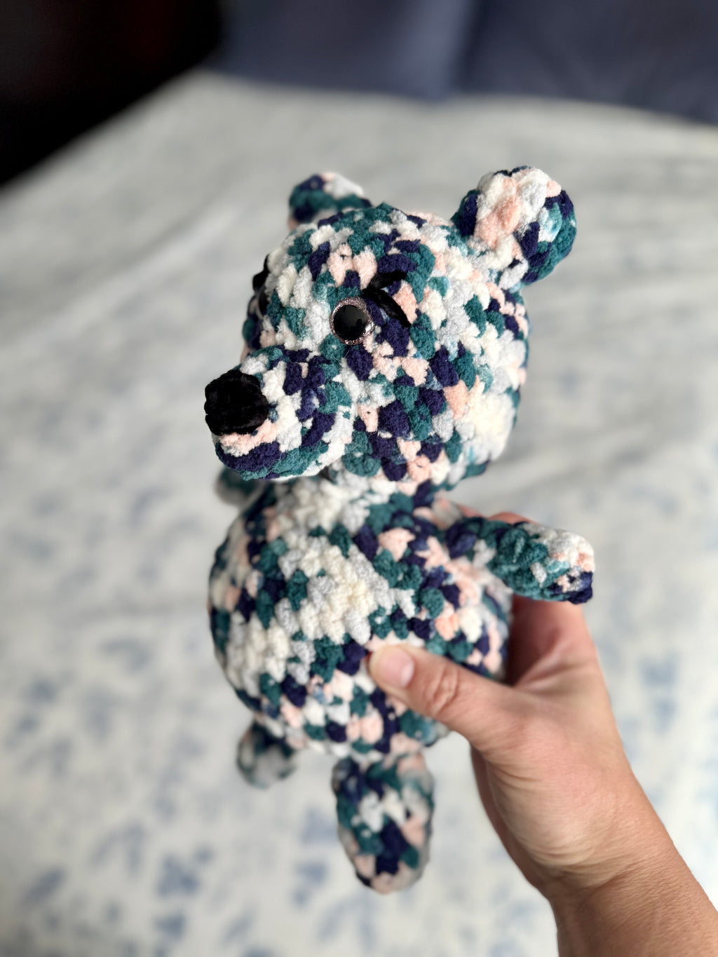 Blue/Green Bear Plushie
