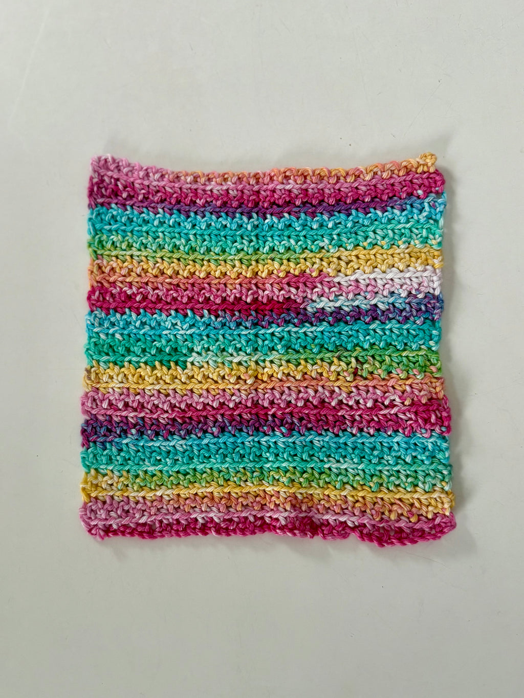 Cotton Dish Rag - Rainbow