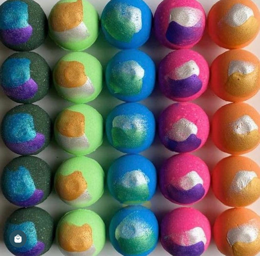 Color Pop Bath Bombs - 50 pack